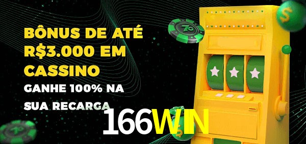 166WIN melhor bônus de depósito
