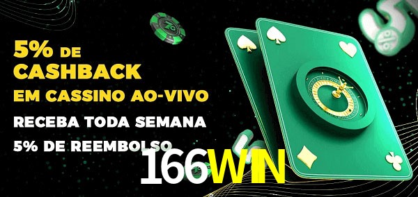 Promoções do cassino ao Vivo 166WIN