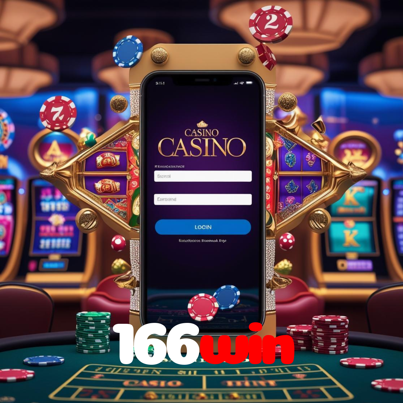 Explore a Diversão das Slots no 166win